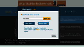 What Lifenews.com website looked like in 2020 (4 years ago)