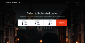 What Londonhotelsgb.com website looked like in 2020 (4 years ago)