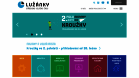 What Luzanky.cz website looked like in 2020 (4 years ago)