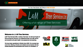 What Landmtreeservices.co.uk website looked like in 2020 (4 years ago)