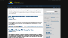 What Libervis.com website looked like in 2020 (4 years ago)