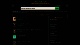 What Lagu123.top website looked like in 2020 (4 years ago)