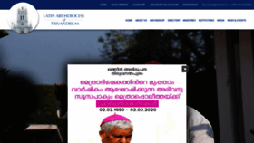 What Latinarchdiocesetrivandrum.org website looked like in 2020 (4 years ago)