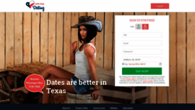 What Lonestardating.com website looked like in 2020 (4 years ago)