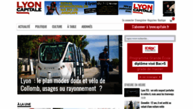 What Lyoncapitale.fr website looked like in 2020 (4 years ago)
