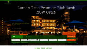 What Lemontreehotels.com website looked like in 2020 (4 years ago)