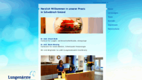 What Lungenaerzte-gmuend.de website looked like in 2020 (4 years ago)