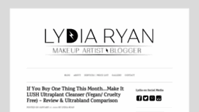 What Lydiamakeup.com website looked like in 2020 (5 years ago)
