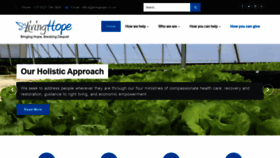 What Livinghope.co.za website looked like in 2020 (4 years ago)