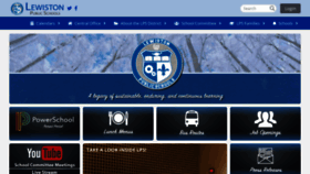 What Lewistonpublicschools.org website looked like in 2020 (4 years ago)