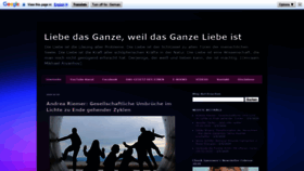 What Liebe-das-ganze.blogspot.de website looked like in 2020 (4 years ago)