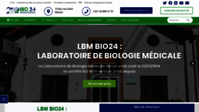 What Labobio24.sn website looked like in 2020 (4 years ago)