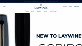 What Laywines.com website looked like in 2020 (4 years ago)