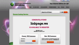 What Linkpage.ws website looked like in 2020 (5 years ago)