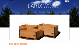 What Larixwood.lv website looked like in 2020 (4 years ago)