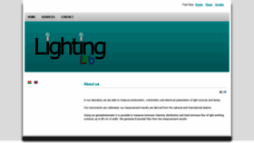What Lightinglab.eu website looked like in 2020 (4 years ago)