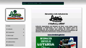 What Lonabol.gob.bo website looked like in 2020 (4 years ago)