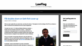 What Lawflog.com website looked like in 2020 (4 years ago)