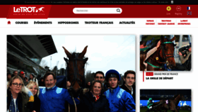 What Letrot.fr website looked like in 2020 (4 years ago)