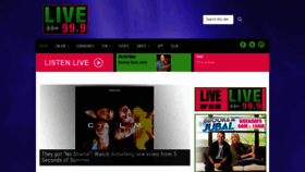 What Live999radio.com website looked like in 2020 (4 years ago)