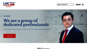 What Linlawgroup.com website looked like in 2020 (4 years ago)