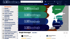 What Ledoutlet.ee website looked like in 2020 (4 years ago)