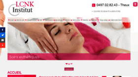 What Lcnk-institut.be website looked like in 2020 (5 years ago)