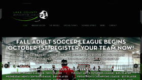 What Lakecountysportscenter.com website looked like in 2020 (4 years ago)