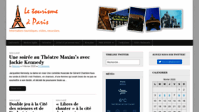 What Letourismeaparis.fr website looked like in 2020 (4 years ago)