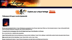 What Legacynorsk.com website looked like in 2020 (4 years ago)