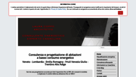 What Lauracoppo.it website looked like in 2020 (4 years ago)
