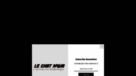 What Le-chat-noir-numerique.fr website looked like in 2020 (4 years ago)