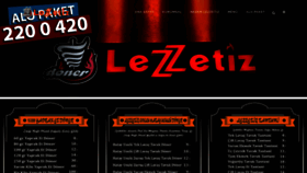 What Lezzetiz.com website looked like in 2020 (4 years ago)