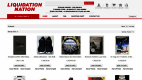 What Liquidationnation.ca website looked like in 2020 (4 years ago)