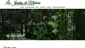 What Lesjardinsdemalorie.be website looked like in 2020 (4 years ago)