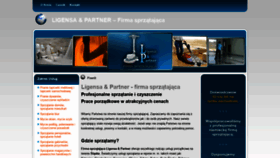 What Ligensa.pl website looked like in 2020 (5 years ago)