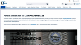 What Lautsprecherteile.de website looked like in 2020 (4 years ago)