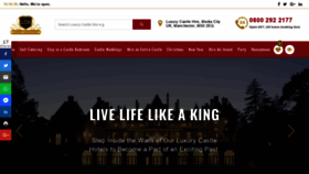 What Luxurycastlehire.co.uk website looked like in 2020 (4 years ago)