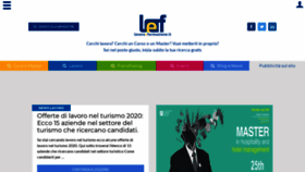 What Lavoroeformazione.it website looked like in 2020 (4 years ago)