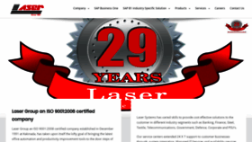 What Lasersystems.in website looked like in 2020 (4 years ago)