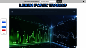 What Learnforextrading.co.za website looked like in 2020 (4 years ago)