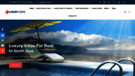 What Luxurystays.in website looked like in 2020 (4 years ago)