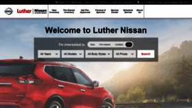 What Luthernissan.com website looked like in 2020 (4 years ago)