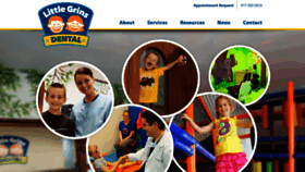 What Littlegrinsdental.com website looked like in 2020 (4 years ago)
