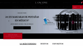 What Lancome.com.mx website looked like in 2020 (4 years ago)