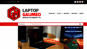 What Laptopgaumeo.vn website looked like in 2020 (4 years ago)
