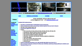 What Lightningsystems.co.uk website looked like in 2020 (4 years ago)