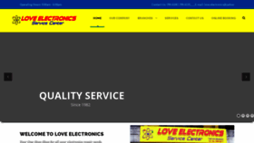 What Love-electronics.com website looked like in 2020 (4 years ago)