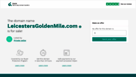 What Leicestersgoldenmile.com website looked like in 2020 (4 years ago)