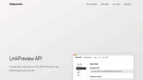 What Linkpreview.net website looked like in 2020 (5 years ago)